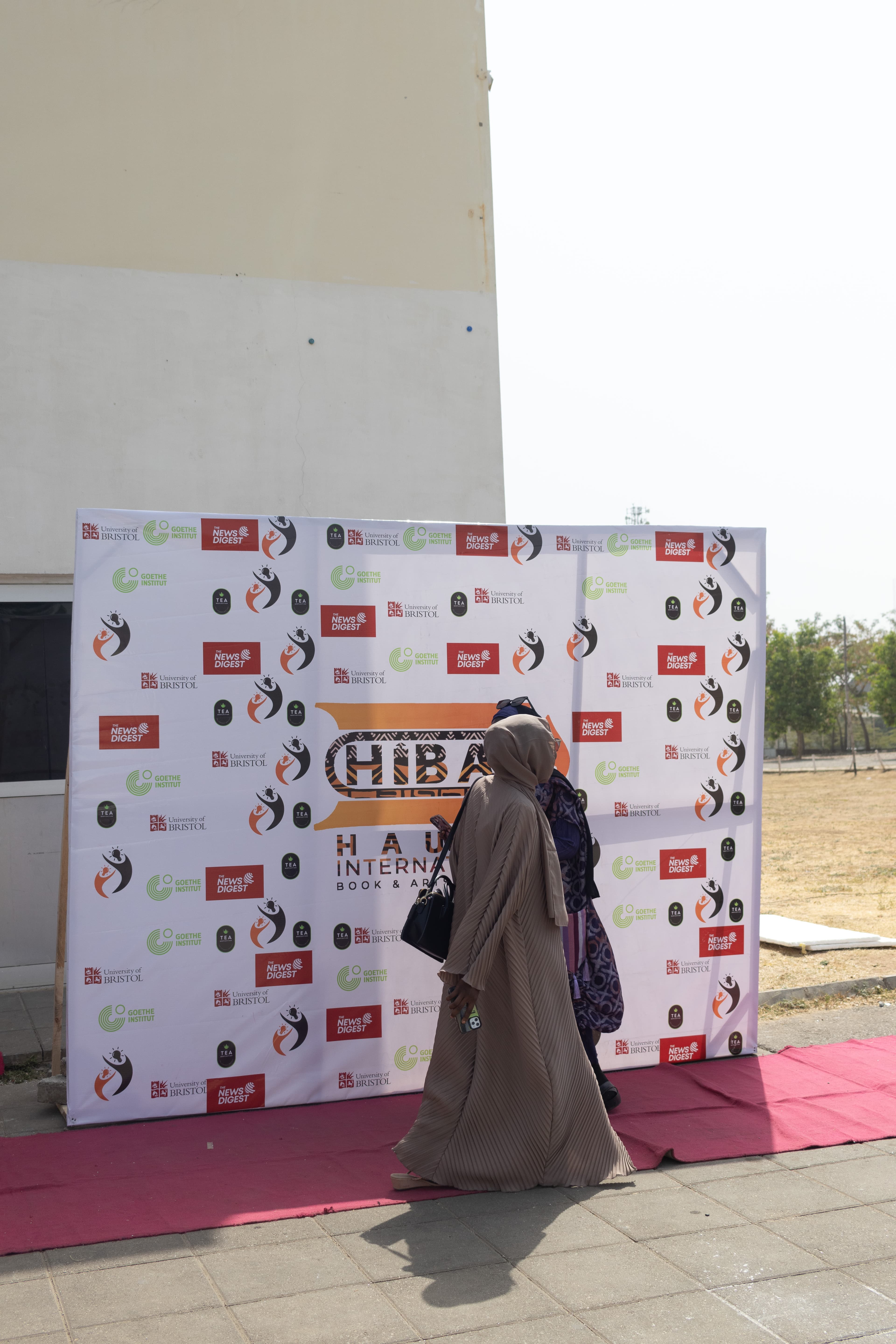 Aerial view of Arewa House, Kaduna during festival